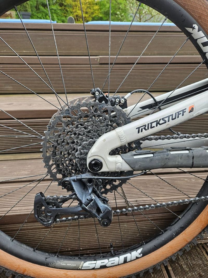 Used Propain Spindrift SRAM GX Eagle 2023 Mountainbike, Light Gray — image 11 of 16