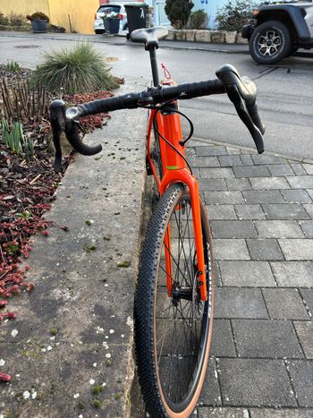 Used Open WI.DE. EKAR 2022 2022 Road & Gravel, Orange — image 3 of 7