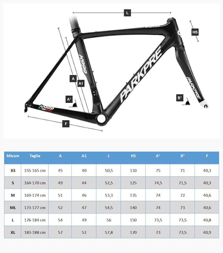 Used Parkpre Parkpre K999 T-EVO 2018 Road & Gravel, Bianco — image 11 of 11