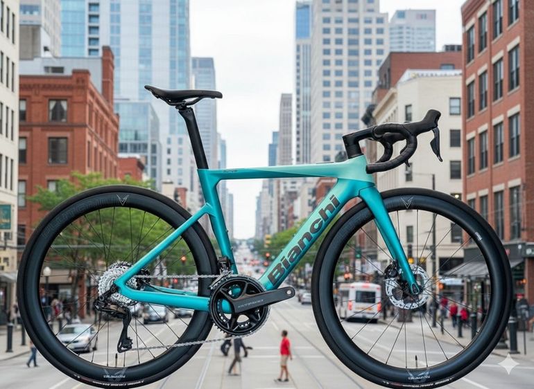 Used Bianchi e-Oltre Ultegra Di2 2025 2025 Road & Gravel — image 1 of 7