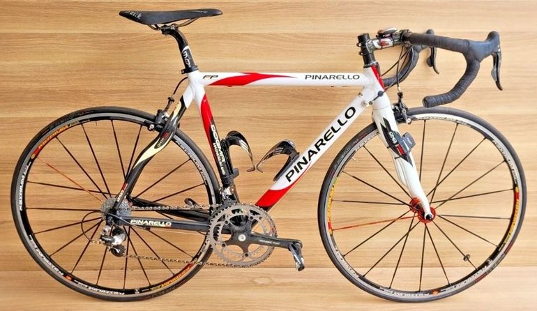 Used Pinarello Dogma FPX AK61 Frameset 2009 Road & Gravel, White — image 1 of 3