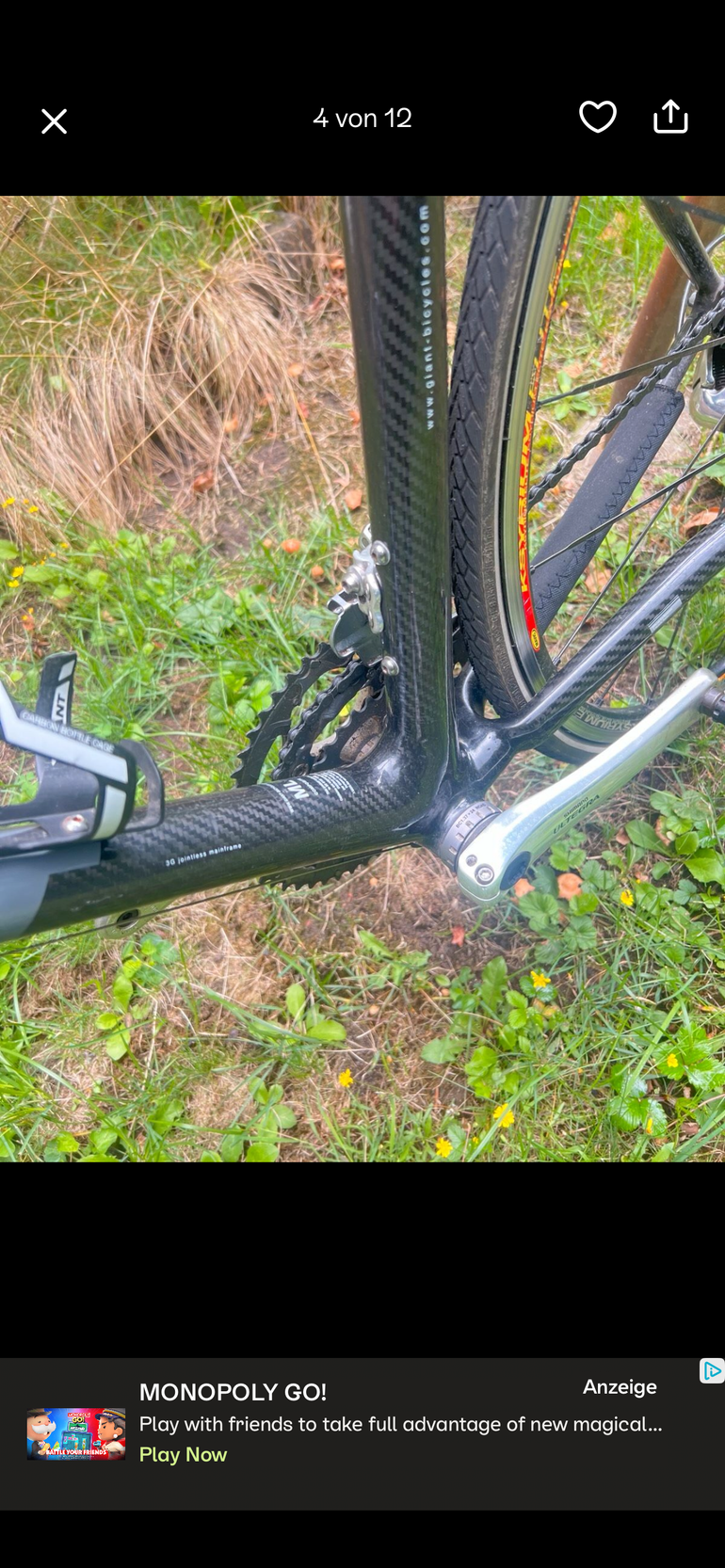 Used Giant TCR Composite 2 2010 Road & Gravel, Schwarz — image 8 of 9