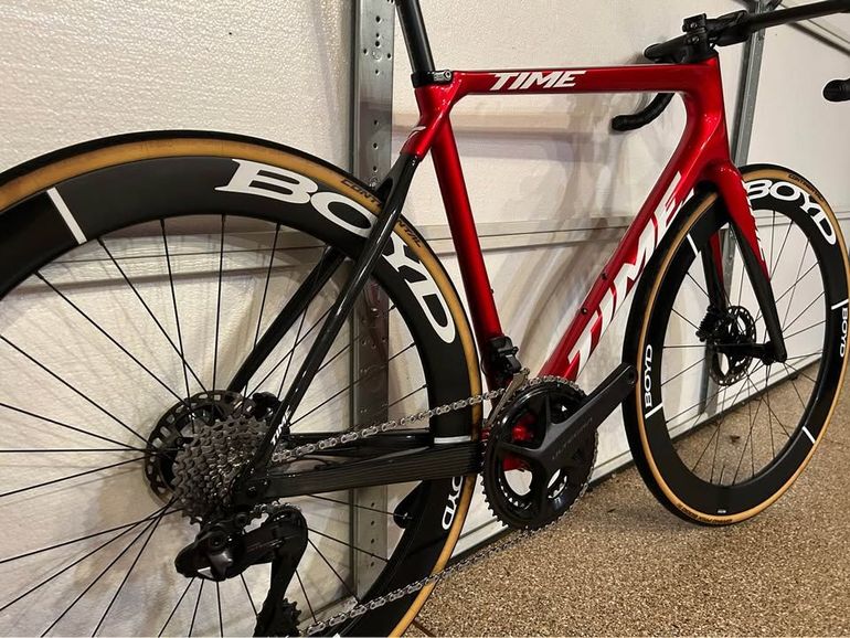 Used Time Alpe D'Huez Disc 2023 Road & Gravel, Rosso — image 5 of 6
