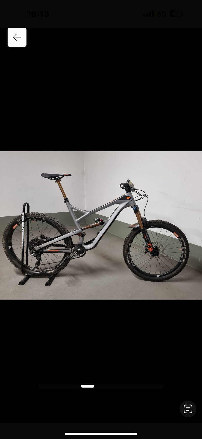 YT Industries Jeffsy Shimano XTR 2018 Mountainbike usato, Grigio chiaro — immagine 7 di 7