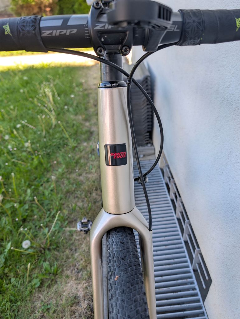 Used Santa Cruz Stigmata 3 2023 1x Force XO1 Mullet 2024 Road & Gravel, Light Gray — image 7 of 9