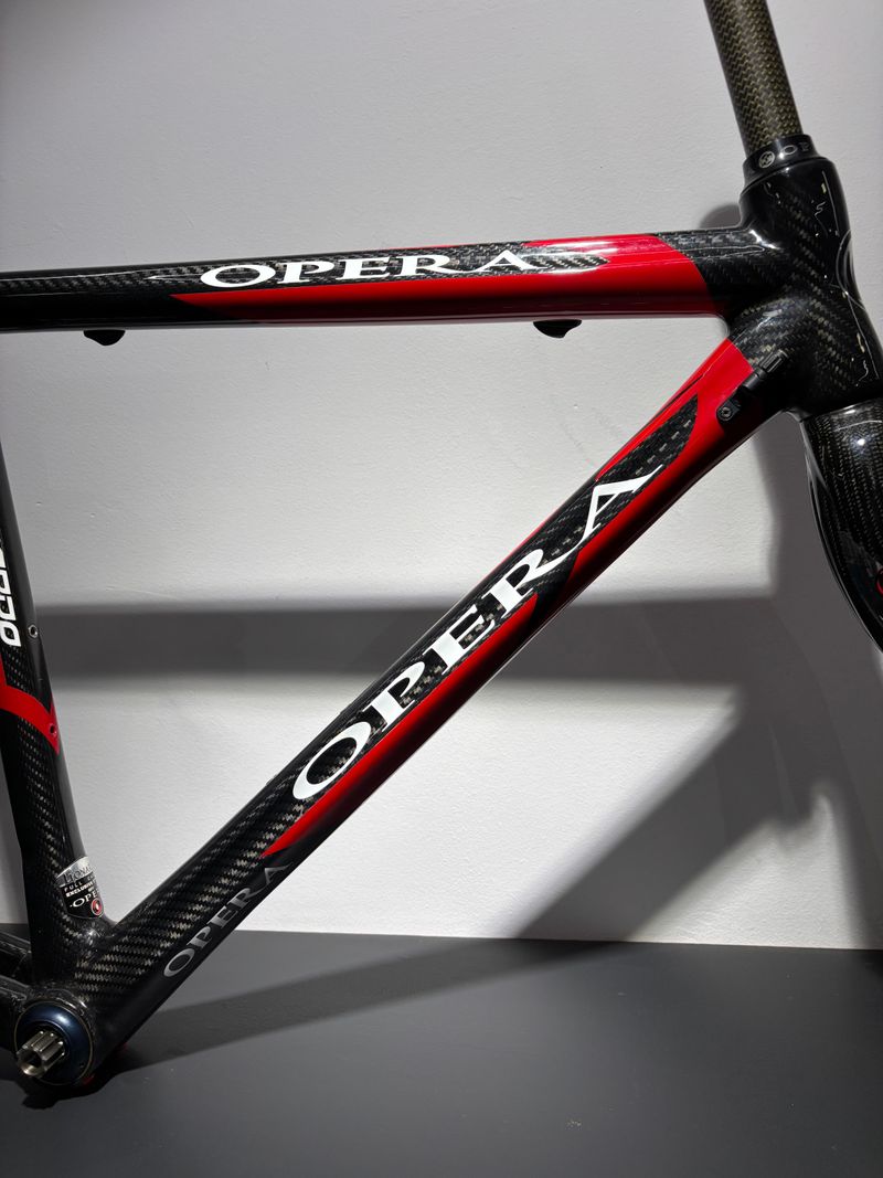 Used Pinarello Opera Leonardo Frameset Frameset 2011 Road & Gravel, Black — image 3 of 8