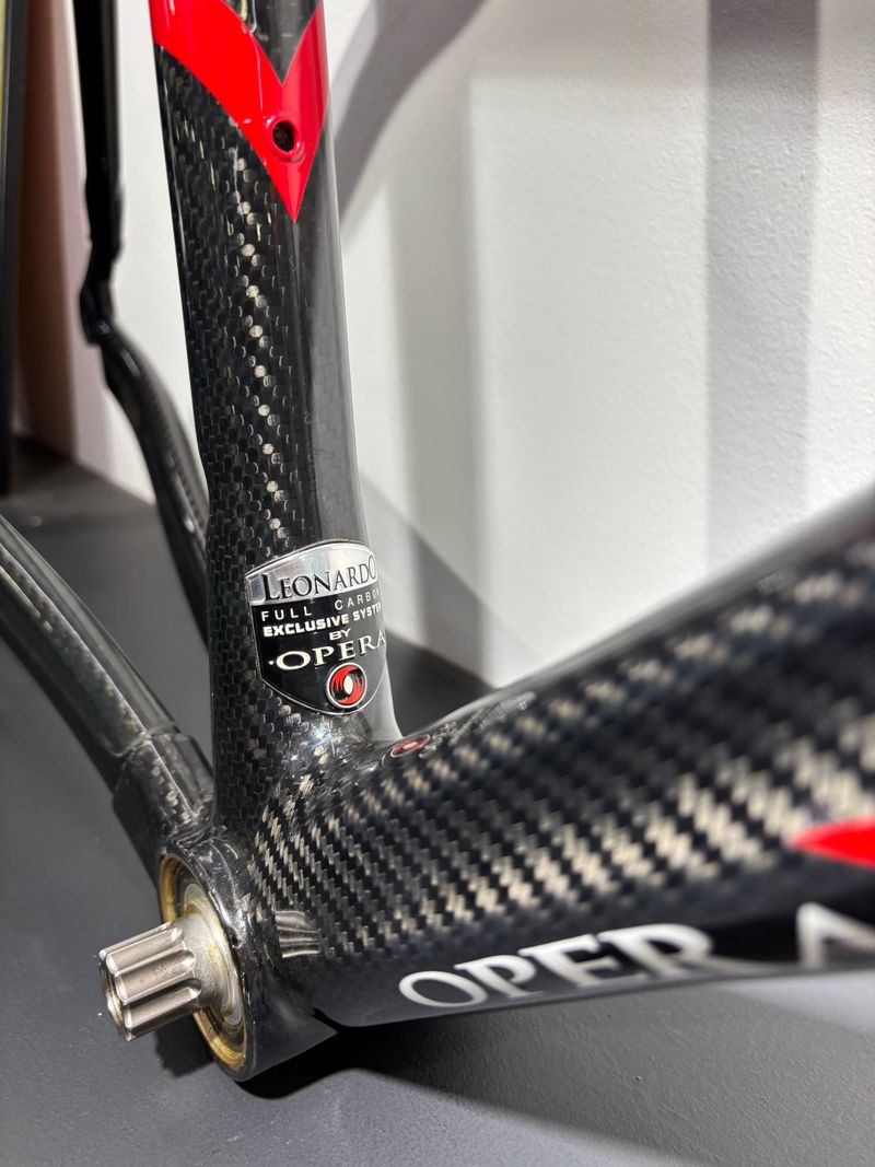 Used Pinarello Opera Leonardo Frameset Frameset 2011 Road & Gravel, Black — image 6 of 8