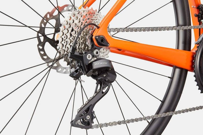 Cannondale SuperSix EVO 4 2024 2024 Road & Gravel usato, Arancione — immagine 3 di 5