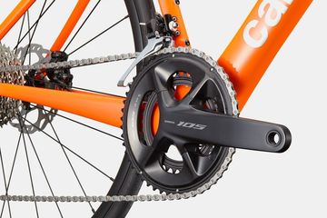 Cannondale SuperSix EVO 4 2024 2024 Road & Gravel usato, Arancione — immagine 4 di 5