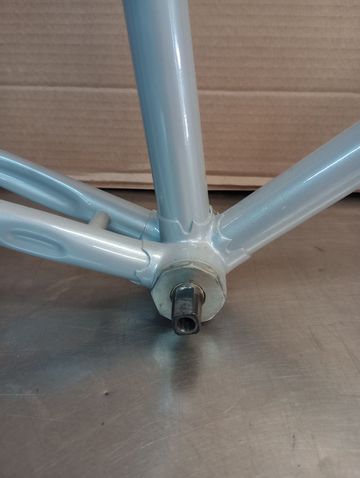 Used Fausto Coppi Frameset 1967 Road & Gravel, Light Gray — image 9 of 9