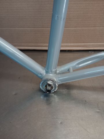 Used Fausto Coppi Frameset 1967 Road & Gravel, Light Gray — image 4 of 9