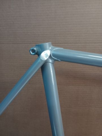 Used Fausto Coppi Frameset 1967 Road & Gravel, Light Gray — image 7 of 9