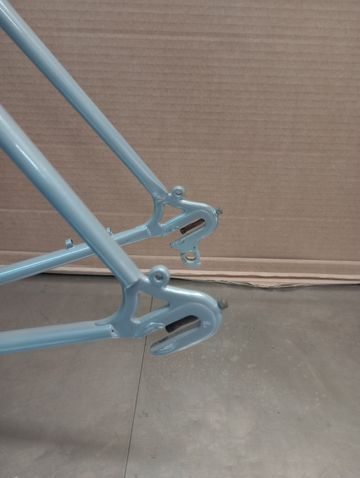 Used Fausto Coppi Frameset 1967 Road & Gravel, Light Gray — image 5 of 9