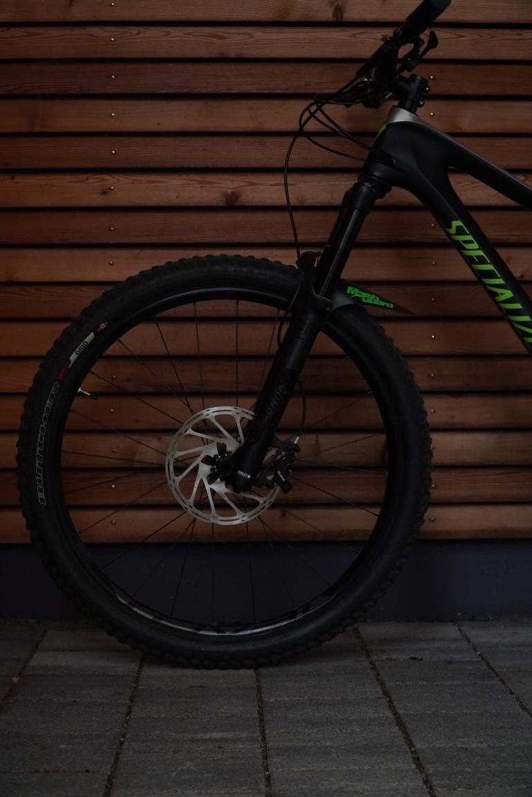 Used Specialized Stumpjumper FSR Comp Carbon 29 2017 2017 Mountainbike, Grün, 29 — image 2 of 13