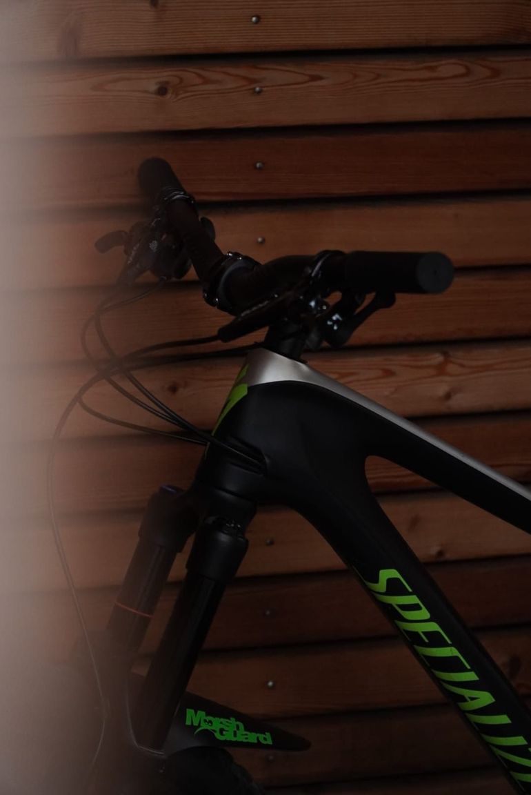 Used Specialized Stumpjumper FSR Comp Carbon 29 2017 2017 Mountainbike, Grün, 29 — image 4 of 13
