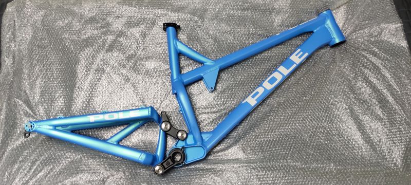 Brugt Pole Evolink 1.4 NEW! Polar Blue Frameset Frameset 2024 MTB