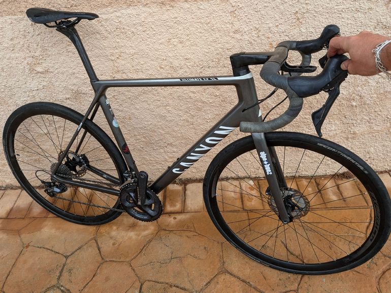 Gebrauchtes Canyon Ultimate Shimano Ultegra 2022 Road & Gravel, Hellgrau — Bild 6 von 11