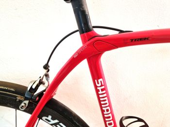 Used Trek Domane Trek Factory Racing Team Bike - Dura Ace Di2 2015 Road & Gravel, Rot — image 3 of 6