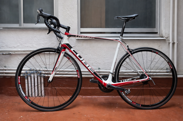 Used CUBE Cube Litening Super Hpc 2015 Road & Gravel, Red — image 1 of 6
