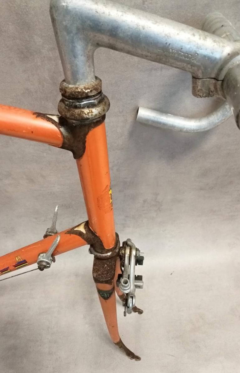 Used NERI CADRE NERI REYNOLDS 531 + CAMPAGNOLO RECORD Frameset 1970 Road & Gravel — image 7 of 10