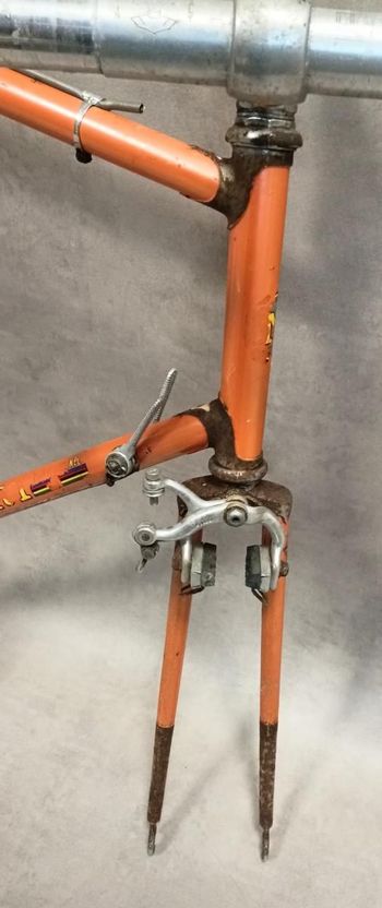 Used NERI CADRE NERI REYNOLDS 531 + CAMPAGNOLO RECORD Frameset 1970 Road & Gravel — image 6 of 10