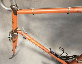 Used NERI CADRE NERI REYNOLDS 531 + CAMPAGNOLO RECORD Frameset 1970 Road & Gravel — image 9 of 10