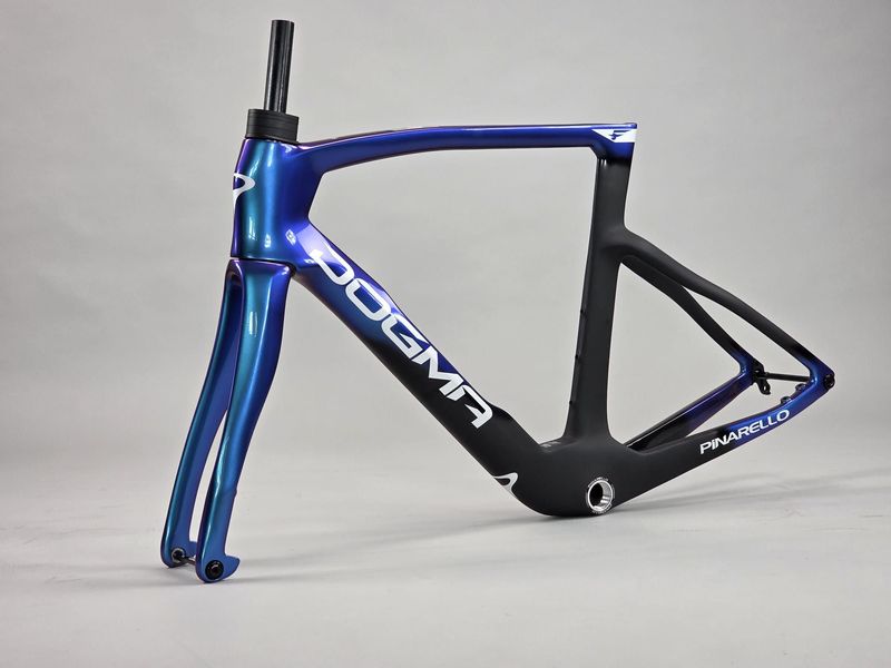 Brugt Pinarello Dogma F Luxtor Shiny Blue Size 55 Frameset 2026 Road & Gravel