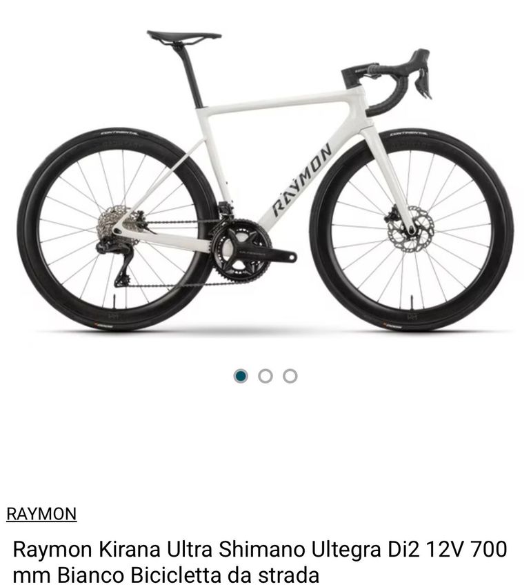Used Raymon Kirana 2026 Road & Gravel, White — image 2 of 3