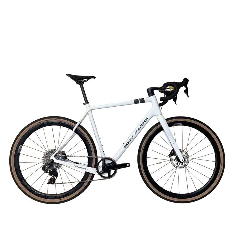 Used Eddy Merckx Eddy Merckx Strasbourg C Rival AXS 2025 Road & Gravel, White — image 1 of 4