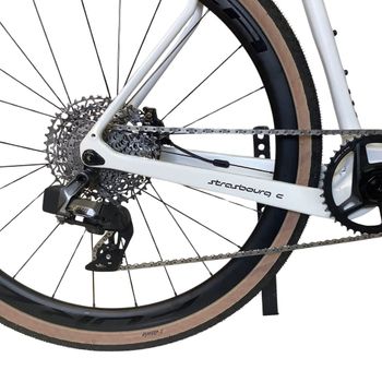 Used Eddy Merckx Eddy Merckx Strasbourg C Rival AXS 2025 Road & Gravel, White — image 3 of 4