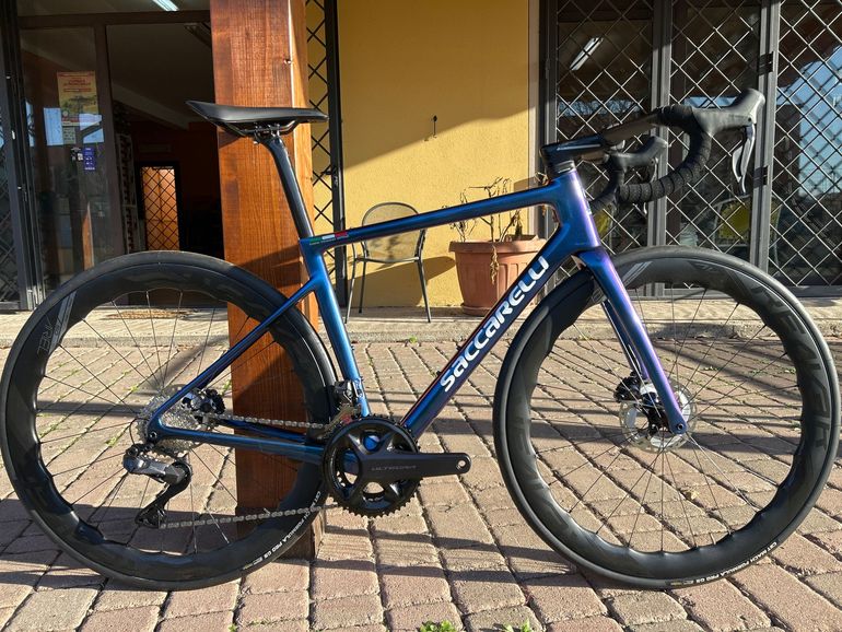 Used saccarelli Saccarelli Speed One Ultegra Di2 R8100 2026 Road & Gravel, Blue — image 1 of 6