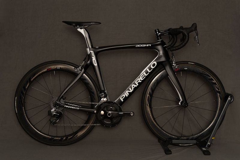 Used Pinarello Dogma F10 Rim Brake SRAM Red ETAP Shifting With Zipp 404 Wheelset 2018 Road & Gravel