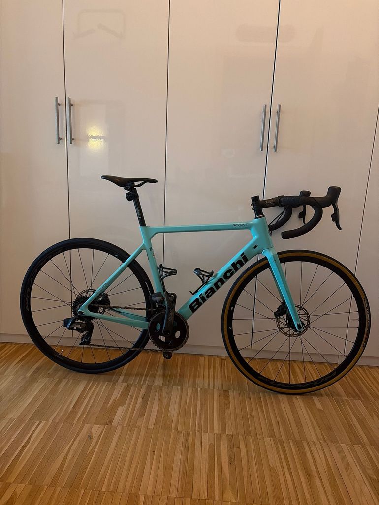 Used Bianchi Sprint Disc Force eTap AXS 2020 2020 Road & Gravel, Blue — image 1 of 9