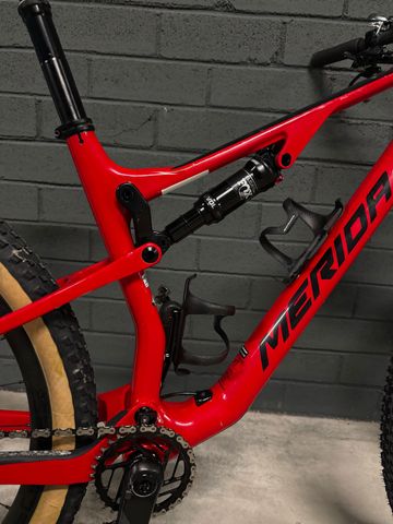 Used Merida Custom SRAM X01 Eagle AXS 2022 Mountainbike, Red, 29 — image 3 of 13