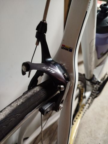 Used Look 566 Shimano 105 2015 Road & Gravel, White — image 11 of 13