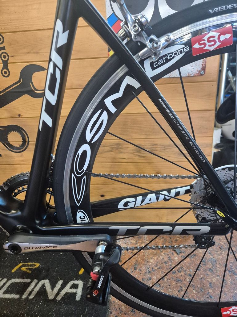 Used Giant Tcr Shimano Dura Ace 2008 Road & Gravel, Black — image 13 of 16