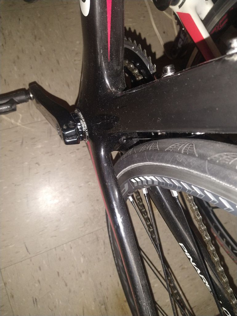 Used Pinarello GAN 105 Bike 2020 Frameset 2020 Road & Gravel, Black — image 7 of 10