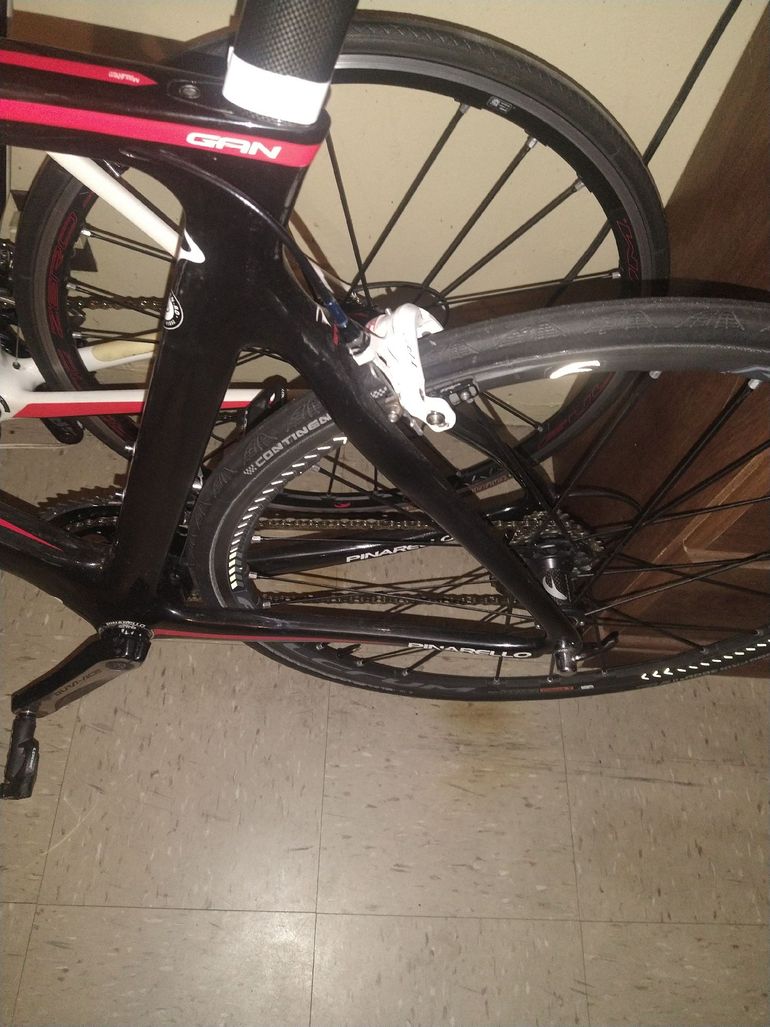 Used Pinarello GAN 105 Bike 2020 Frameset 2020 Road & Gravel, Black — image 8 of 10