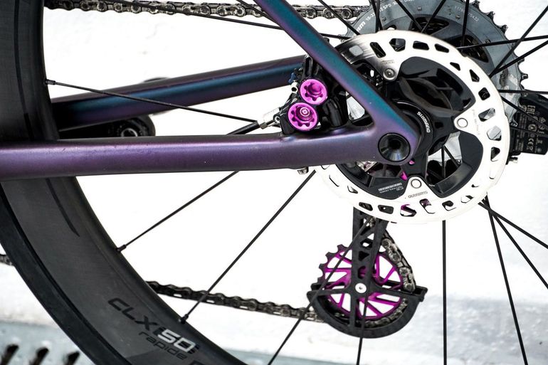 Used Specialized Tarmac Frameset 2025 Road & Gravel, Violett — image 4 of 8