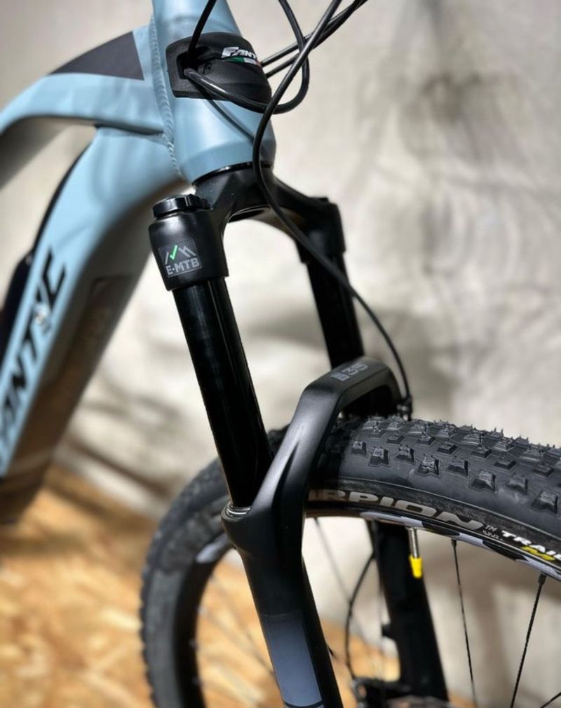 Used Fantic XTF 1.5 Y Custom SRAM SX Eagle 2026 Mountainbike, Light Gray — image 2 of 4