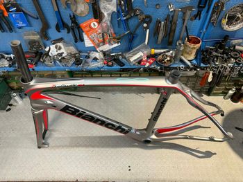Used Bianchi Infinito CV Disc Q.R. NOS. Frameset 2016 Road & Gravel — image 13 of 17