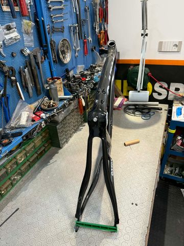 Gebrauchtes Bianchi C2C VOLVO Only Frame NO FORK!. Frameset 2008 Road & Gravel, Schwarz — Bild 14 von 14