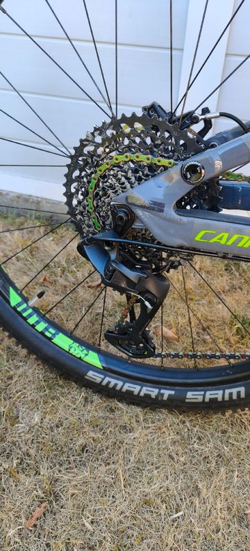 Used Cannondale Trigger SRAM GX Eagle 2018 Mountainbike, Light Gray, 27.5 (650B) — image 8 of 10