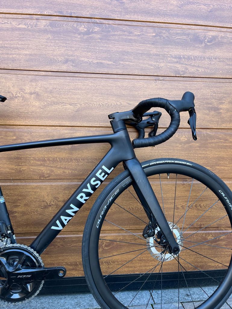 Used Van rysel Rennrad Race RCR-R CF Shimano 105 Di2 Powermeter weiß 2025 Frameset 2025 Road & Gravel, Black — image 2 of 5
