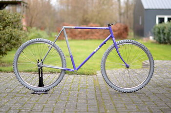 MBK, Vintage 1980s MBK Nomade ATB/MTB – Purple/Grey – Steel Frame W/ Wheels+Tyres