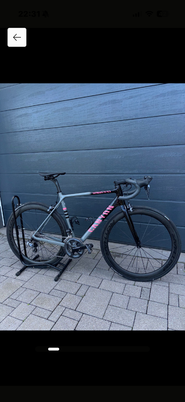 Used Canyon Ultimate Shimano Ultegra Di2 2015 Road & Gravel, Hellgrau — image 2 of 7