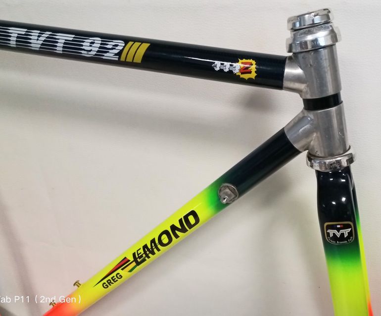 Used TVT TVT 92 Greg Lemond Team Vetements Z Carone 50cm. Frameset 1992 Road & Gravel — image 8 of 10