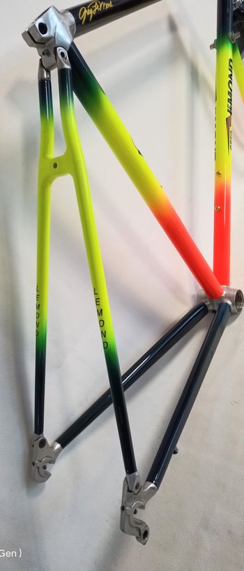 Used TVT TVT 92 Greg Lemond Team Vetements Z Carone 50cm. Frameset 1992 Road & Gravel — image 6 of 10