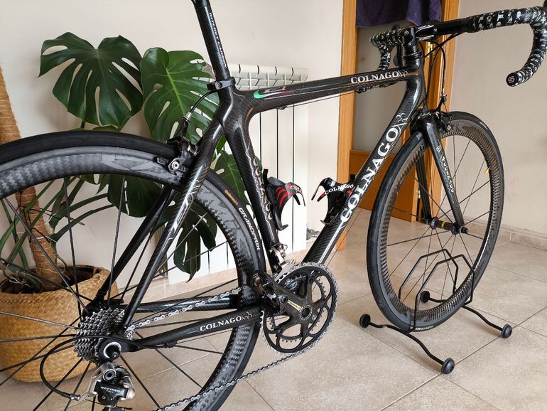 Used Colnago E1 Campagnolo Record 2000 Road & Gravel, Black — image 3 of 5