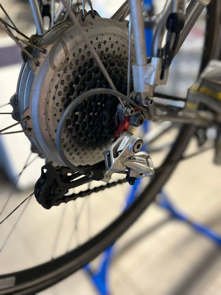 Used Trek T500 E Shimano Alivio 2010 Urban, Hellgrau — image 4 of 23